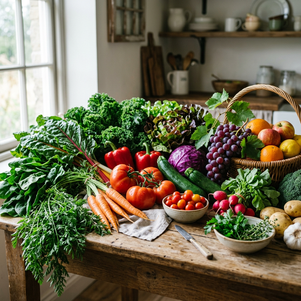 Fresh Fruits and Vegetables